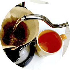 朝食の準備や急な来客時にもお茶やコーヒーなどがサッと出せます。