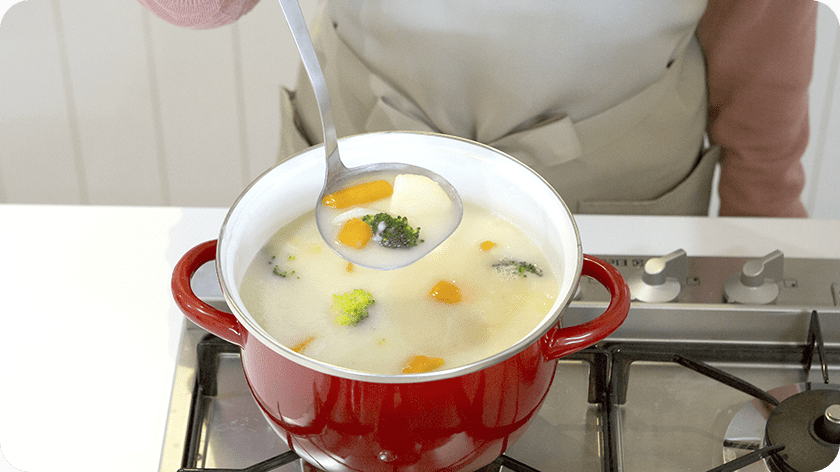 定額制・使いホーダイのなせるワザ♪お鍋やスープなど、お料理用にたっぷり使える！